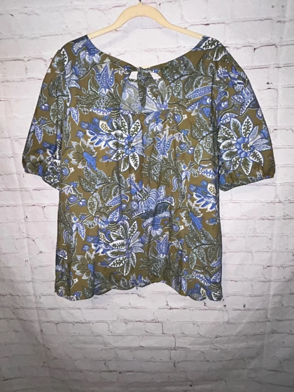Talbots Tie Back Top size 2X - Picture 6 of 9